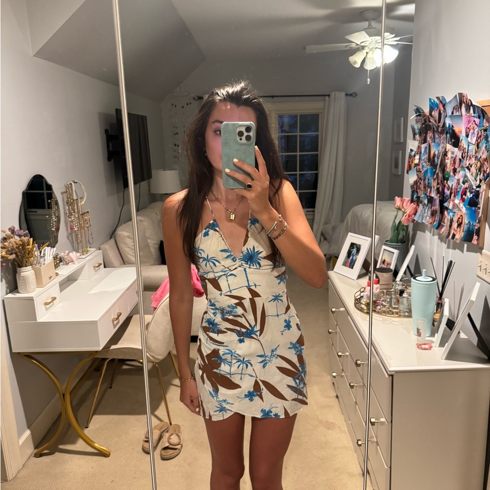 Zara Printed Mini Dress